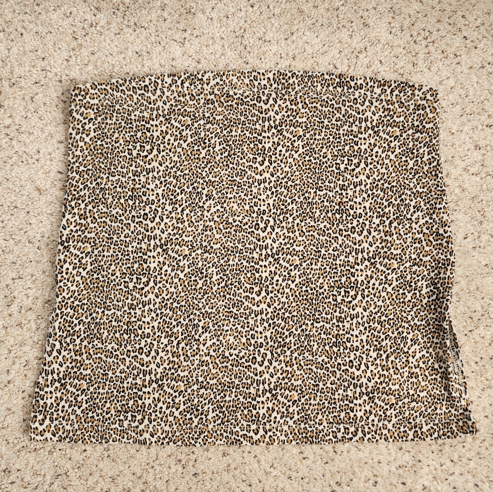 American Eagle Outfitters Cheetah Print Tube Top